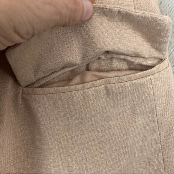 Dalia Womens Blazer Jacket Size XS Linen Blend One Button Officewear Casual - Picture 9 of 10